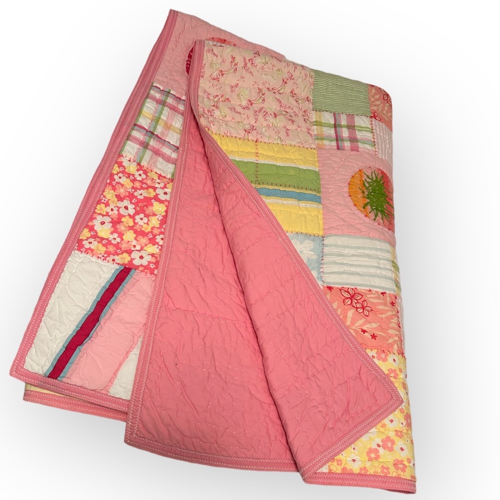 NWOT Handmade Girls Twin Quilt